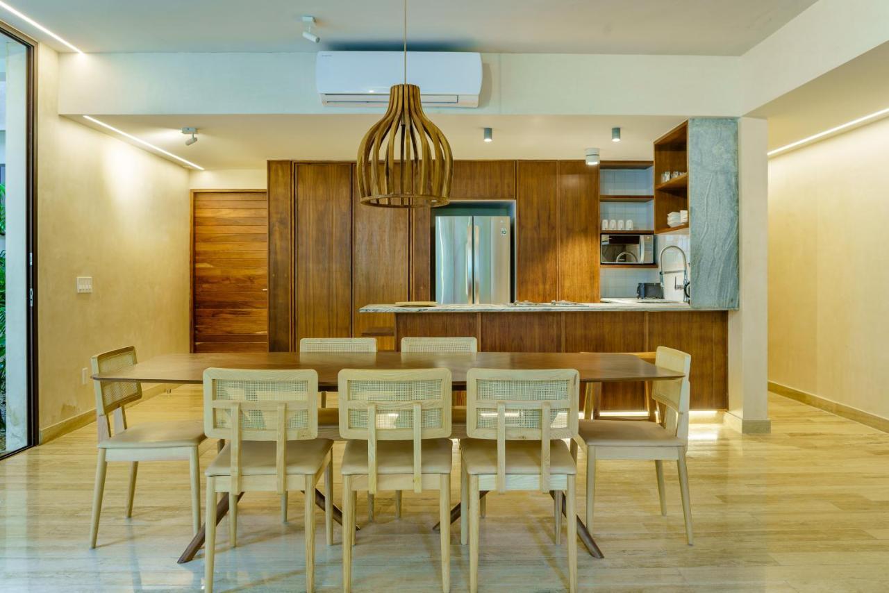 Private Pool Apartment For Groups ตูลุม ภายนอก รูปภาพ